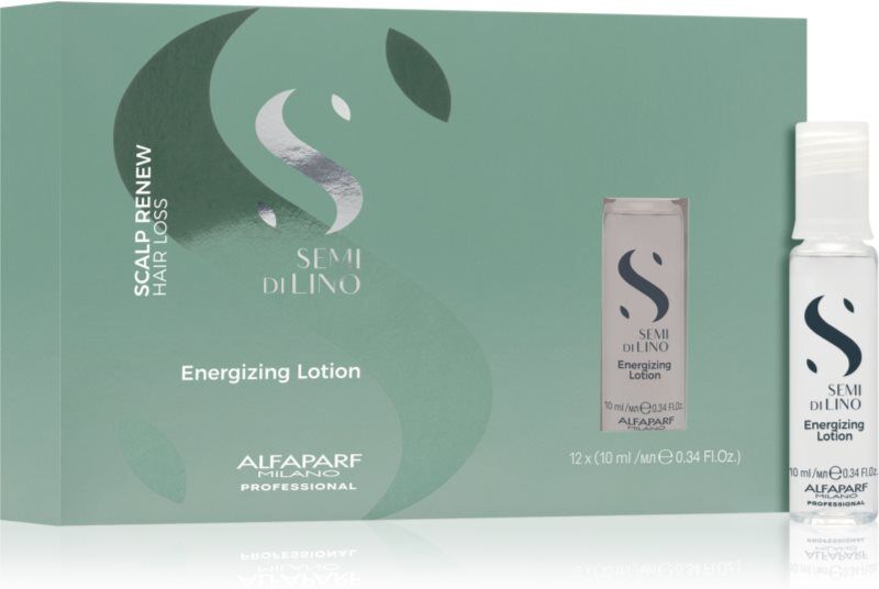 Alfaparf Milano Semi Di Lino Scalp Renew stärkendes Serum gegen Haarausfall 12x10 ml