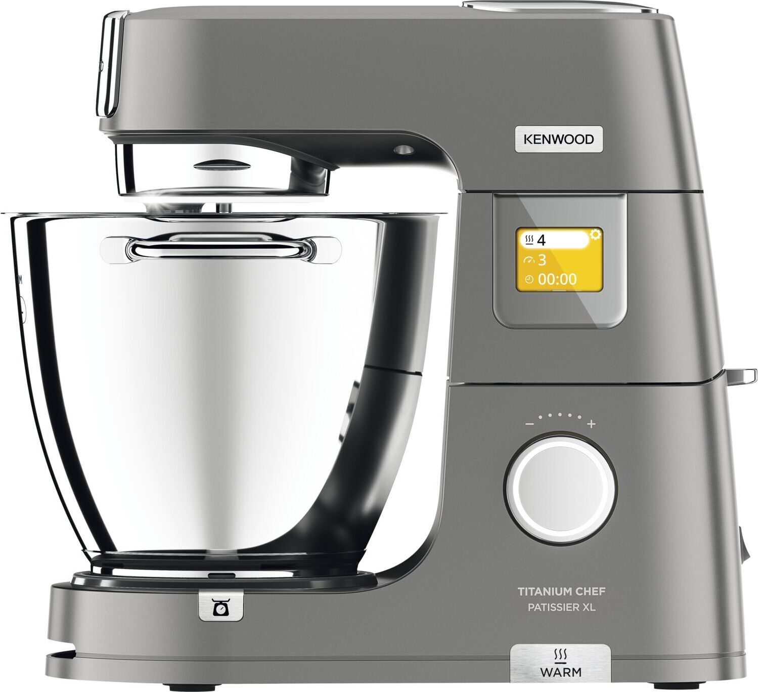 Kenwood KWL90.004SI, Standmixer, Silber, Schlagen, Kneten, Mixen, Rührer, 1,5 m, 7 l, Berührung