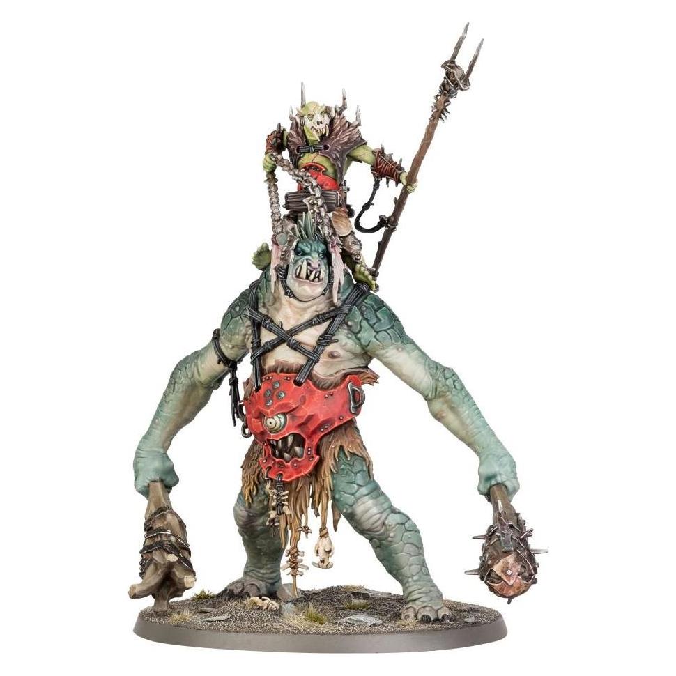 Games Workshop Breaka-boss on Mirebrute Troggoth (Kunststoff) (89-68)