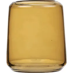 Vintage Zahnbürstenbecher amber
