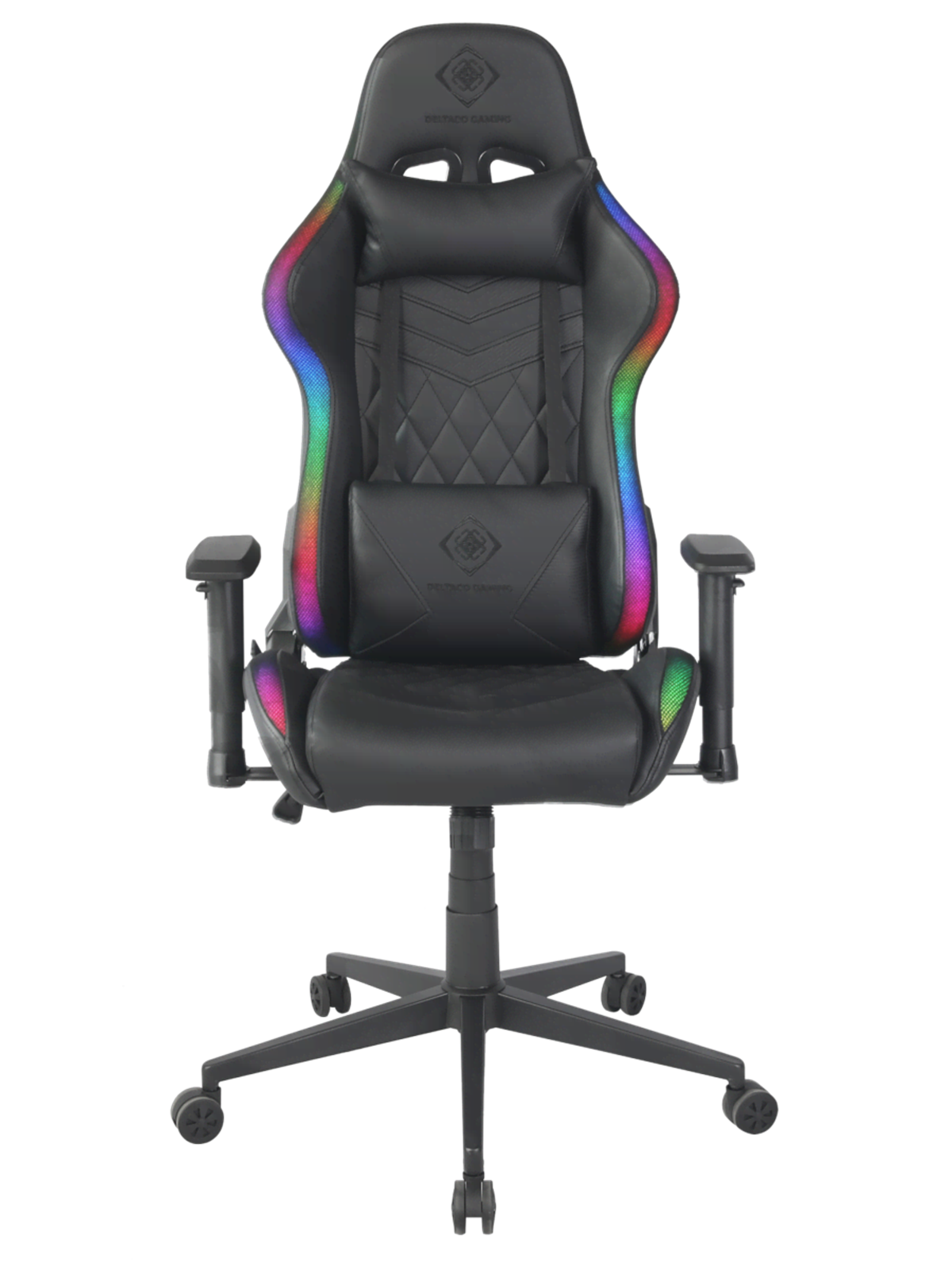 Deltaco DC410 RGB Gaming Chair Gaming Stuhl - PU-Leder - Bis zu 120 kg