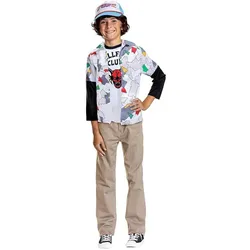 Metamorph Stranger Things - Dustin Kostüm für Kinder (122, 128)