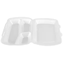 DayBays 4000 Stk. Menübox IP4 3-geteilt 245x210x72 mm Weiß