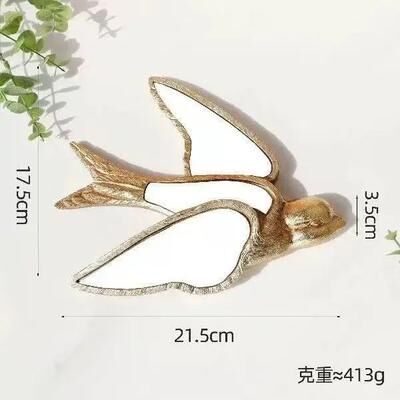 Inspire Select Vintage Dragonfly Resin Wall Art Mirror Retro Butterfly Decorative Wall Accent s