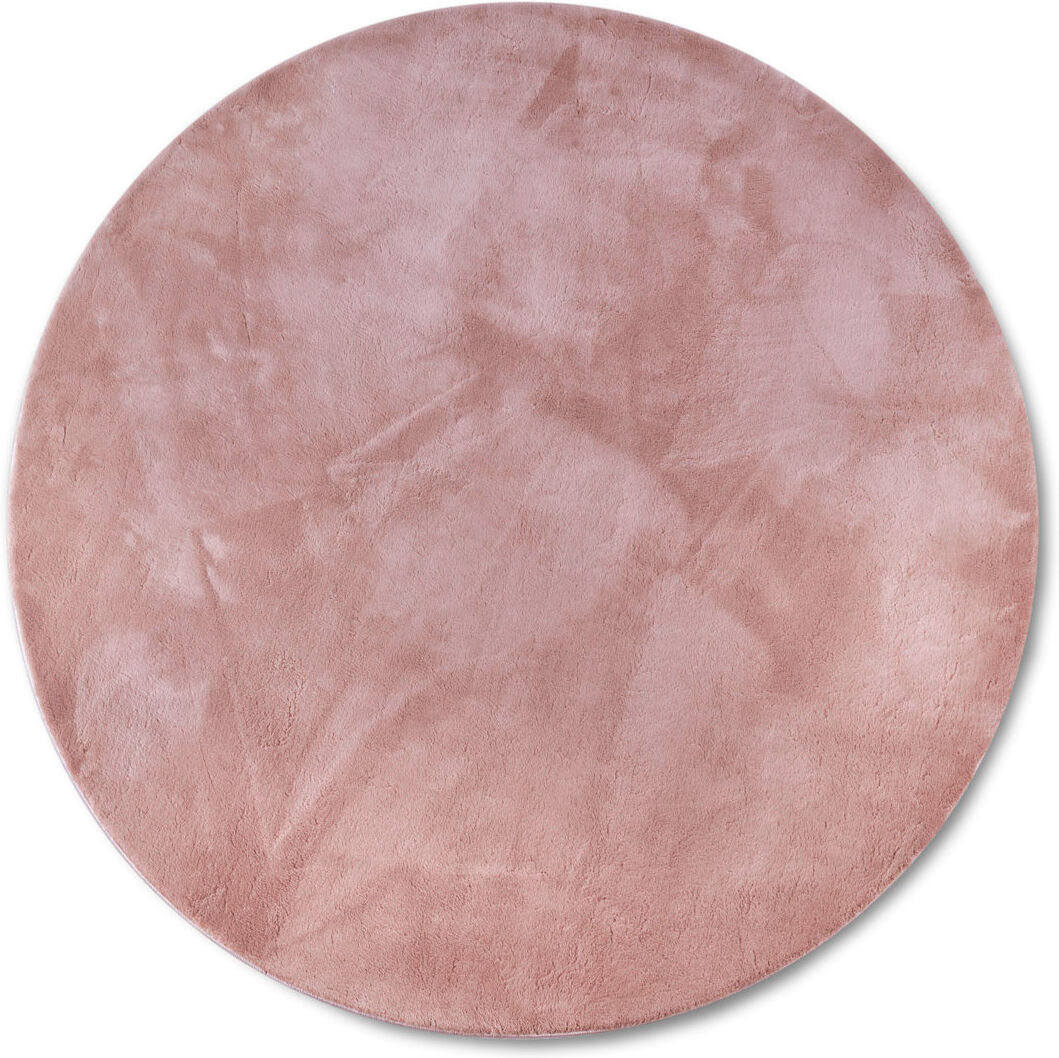 Villeroy & Boch , Antique pink Leon high pile rug Round 160cm