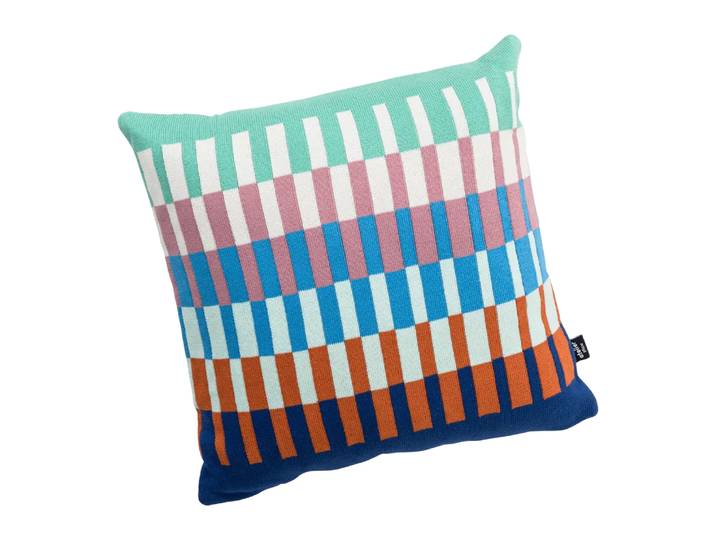 Zierkissen Staufen, Atelier Pfister, beige/pink/rotorange, Baumwolle