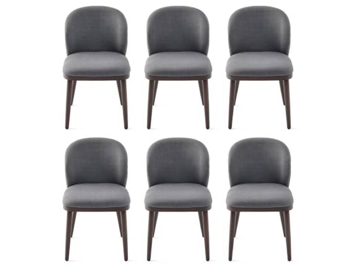 GarveeHome 6er-Set Moderne Esszimmerstühle Mit Ergonomischer Rückenlehne 150 kg Tragkraft