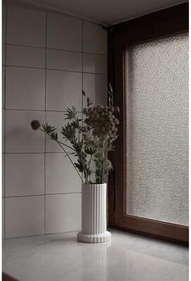 DBKD STRIPE VASE apricot- ST