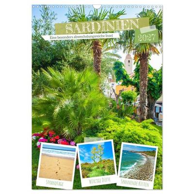 Sardinien - Eine besonders abwechslungsreiche Insel (Wandkalender 2027 DIN A3 hoch), CALVENDO Monatskalender