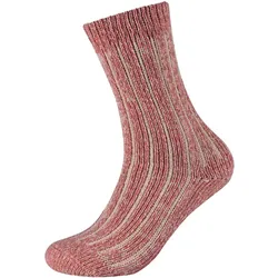 s.Oliver Hygge Rib Crew Socken 4262 - canyon rose 39-42