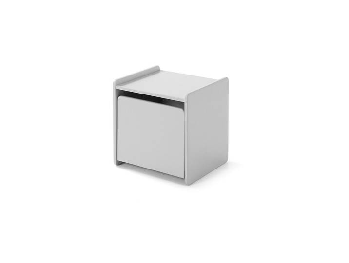 Furnlux Nachttisch Kiddy Grau 40x36x41 cm, 40x41x36 cm, Schlafzimmer, Nachtkästchen