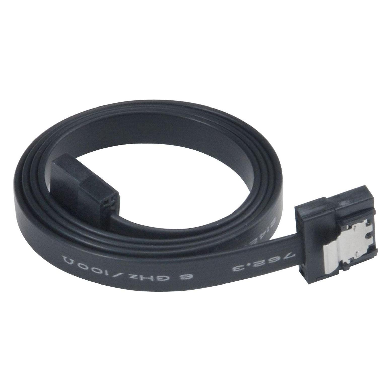 Akasa Proslim SATA 3 Kabel 15cm gerade (15 cm, SATA III) (AK-CBSA05-15BK)