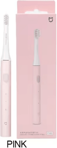 Inspire Essentials Xiaomi Mijia T100 Sonic Electric Toothbrush USB Rechargeable Waterproof Smart Brush pink