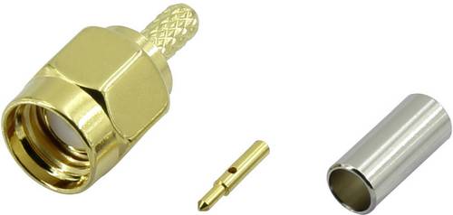 TRU Components SMA-JC-RG174-1 1372232 SMA-Steckverbinder Stecker, gerade 50Ω