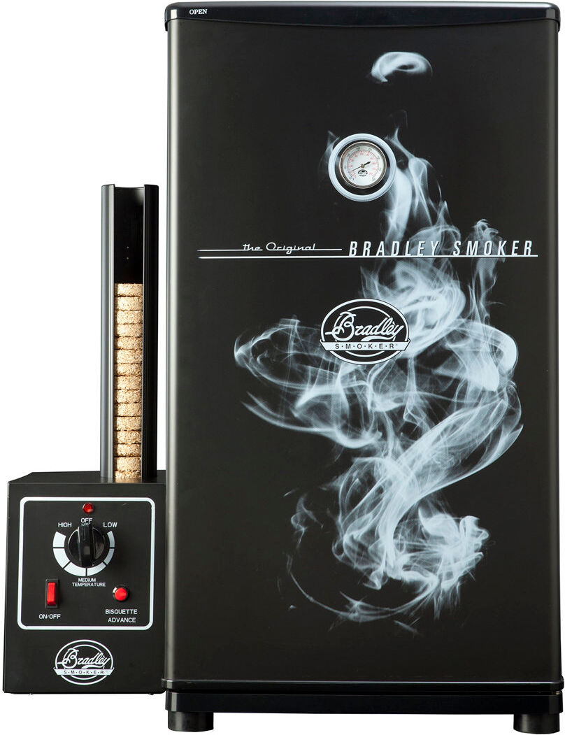 Bradley Smoker Vertical Electric Portable 1452cm² Smoker Black 85cm H X 43cm W X 37.8cm D