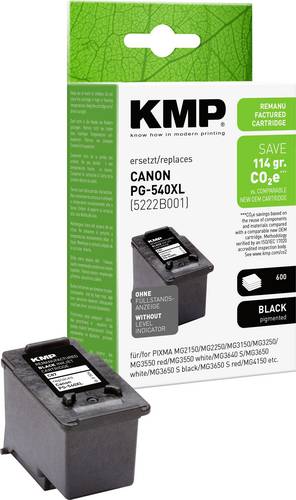KMP Druckerpatrone ersetzt Canon PG-540 XL Kompatibel Schwarz C87 1516,4001