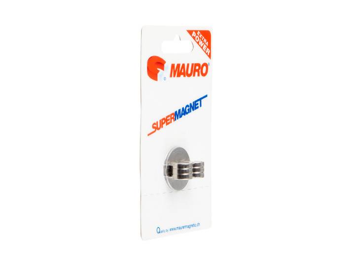 Ringmagneten Vernickelt N35 ⌀ 12 mm 6 Stück