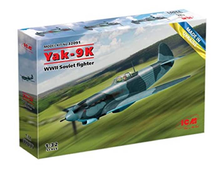 ICM ICM32091 1:32-Yak-9K, WWII Sovjet-jagerschaal modelkit
