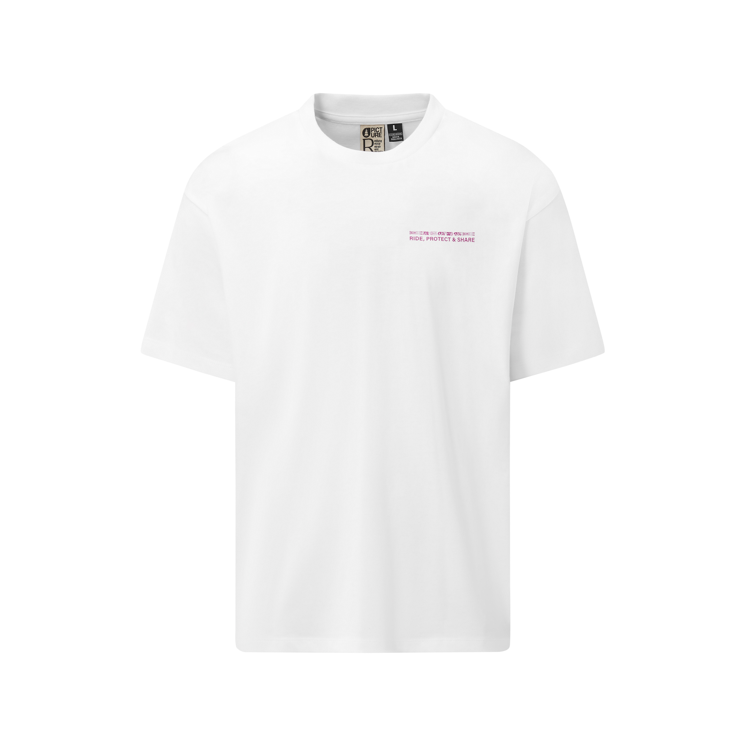 Picture Hungry Otd Herren T-Shirts weiss Größe S Lifestyle Hautfreundlich