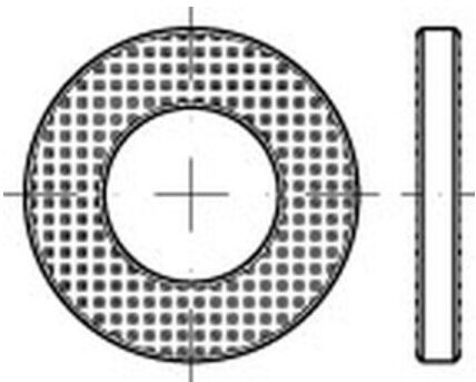LOCKTIX-Scheiben St. gehärtet 12 gal. ZnNi Cr(VI)-frei gal ZnNi S ; Industrial Quality Supplies (881190300120000)