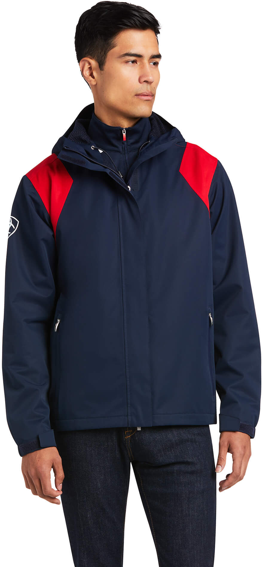 Men's Spectator Waterproof Jacket in Team, Size: Medium by Ariat