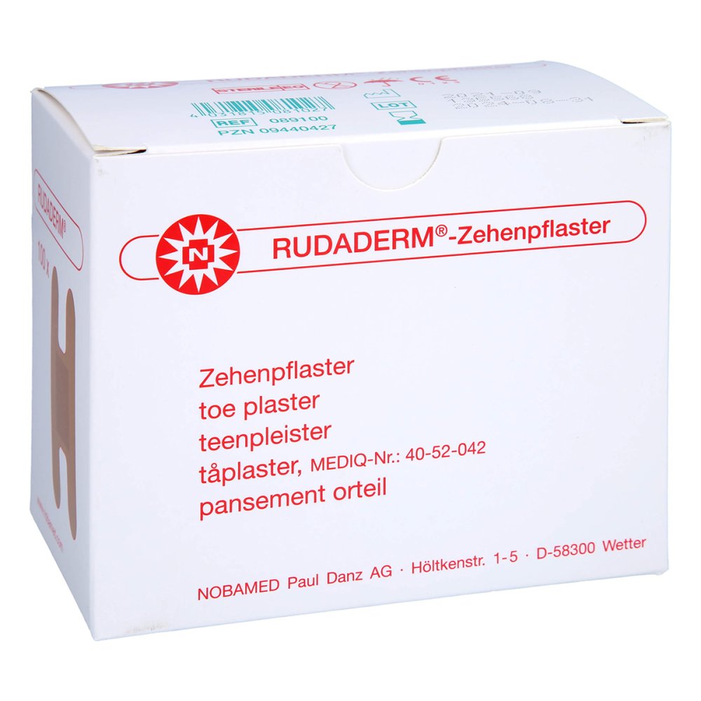 NOBAMED Paul Danz AG Rudaderm Zehenpflaster 09440427