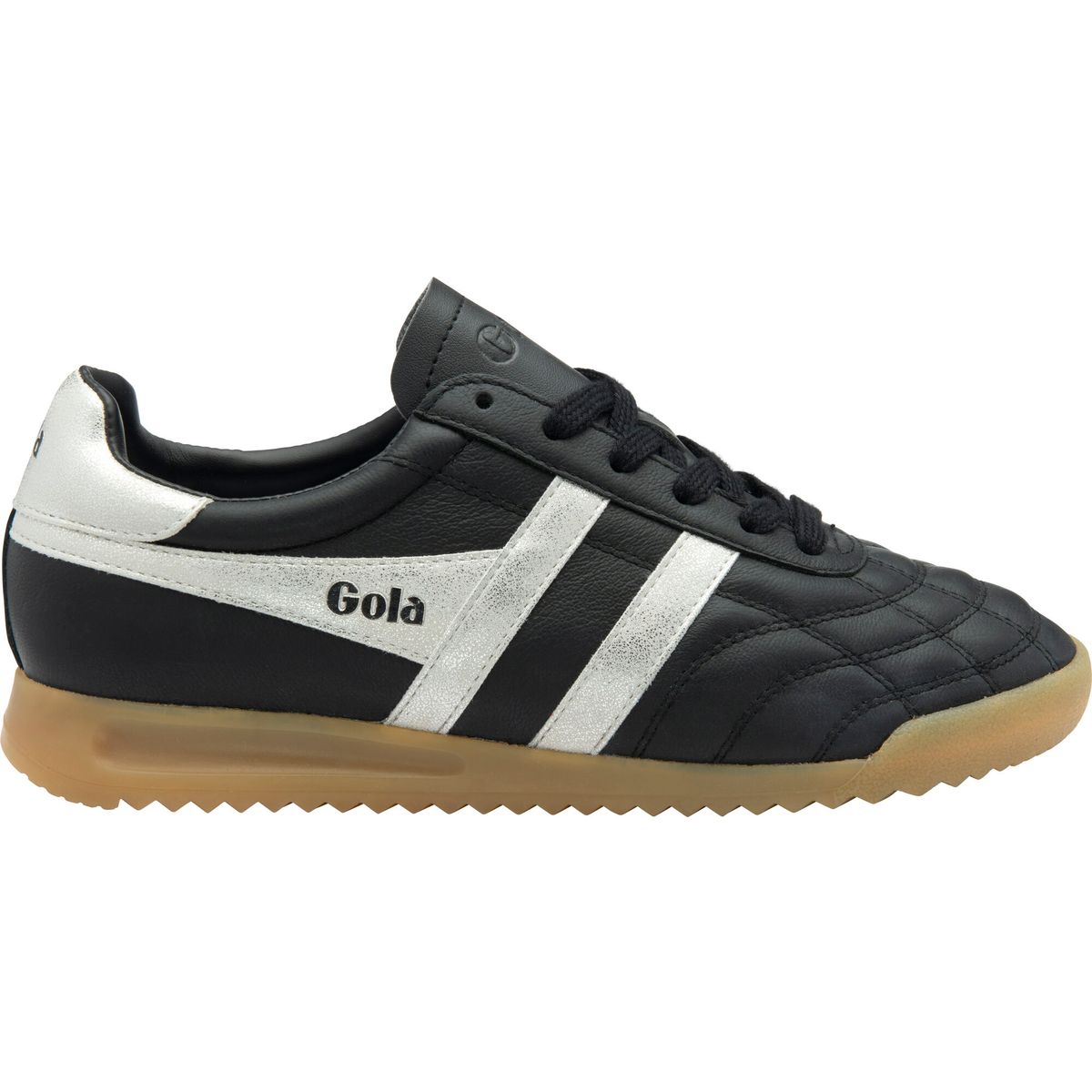 Gola Stadium Sneaker Women black/silver (BJ) 4 CLB410-BJ-4-blacksilver