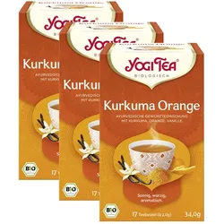 Yogi Bio-Tee »Kurkuma Orange«