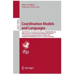 Coordination Models and Languages, Fachbücher von Francesco Tiezzi, Ilaria Castellani