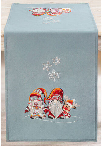 Stickläufer "Winter-Family"