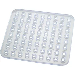 6x Wenko Kristall, Abtropfgestell, Transparent