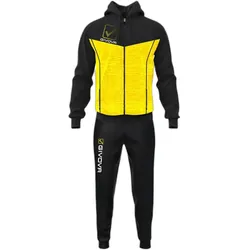 Givova, Unisex, Laufjacke, Visa (L), Schwarz, Gelb, L