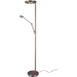 LED-Stehleuchte Barrie Messingfarben max. 32 Watt