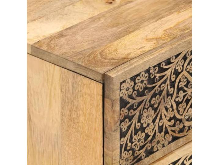 vidaXL Nachttische 2 STK. 40x33x46 cm Massivholz Mango