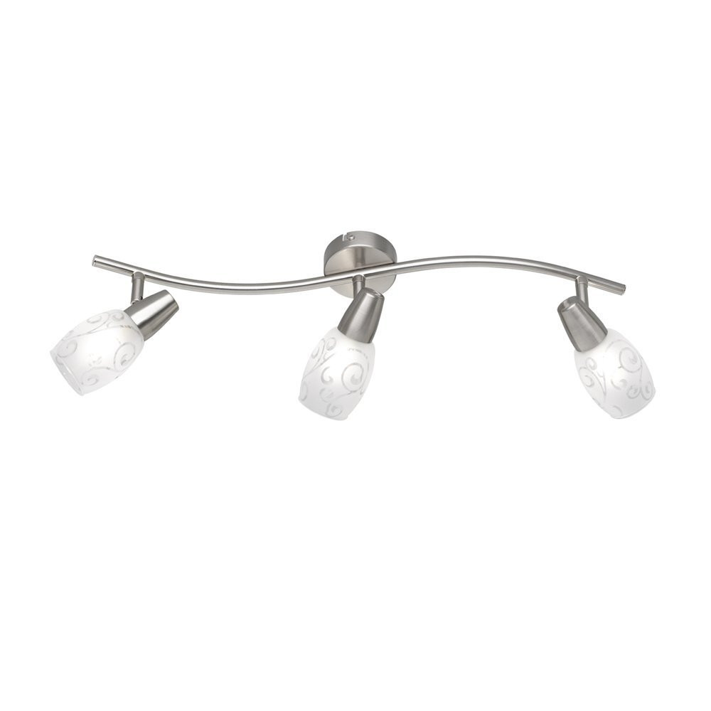 Trio Plafondlamp Colmar 3-lichts nikkel mat