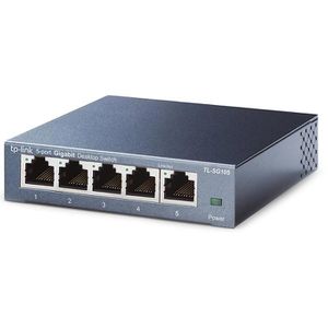 TP-Link Switch TL-SG105, unmanaged, 5-Port, 1 Gbit/s