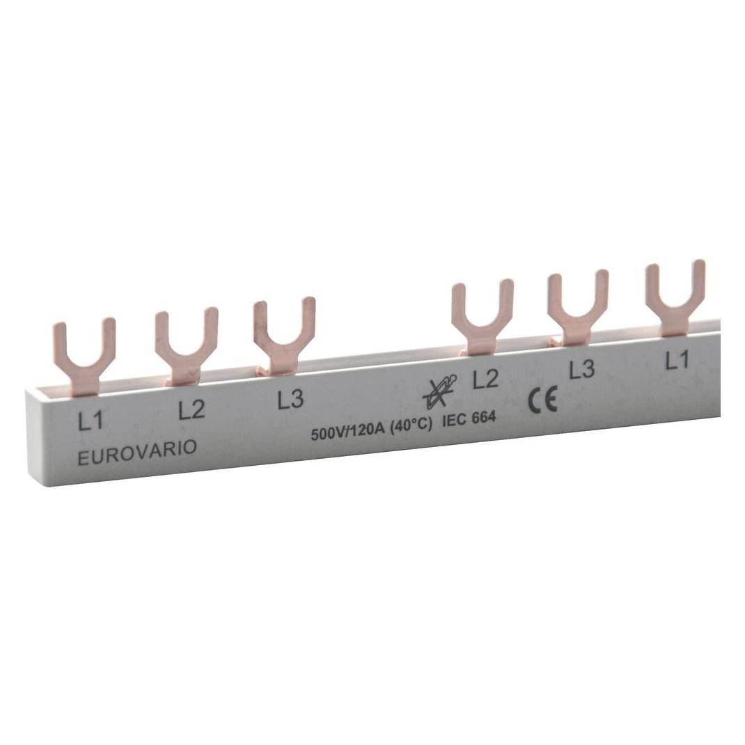 Doepke Sammelschiene 4ph. EV-SG3/N.8.120 Gabelschuh 120A,12 TE EV-SG3/N.8.120 (09920185)