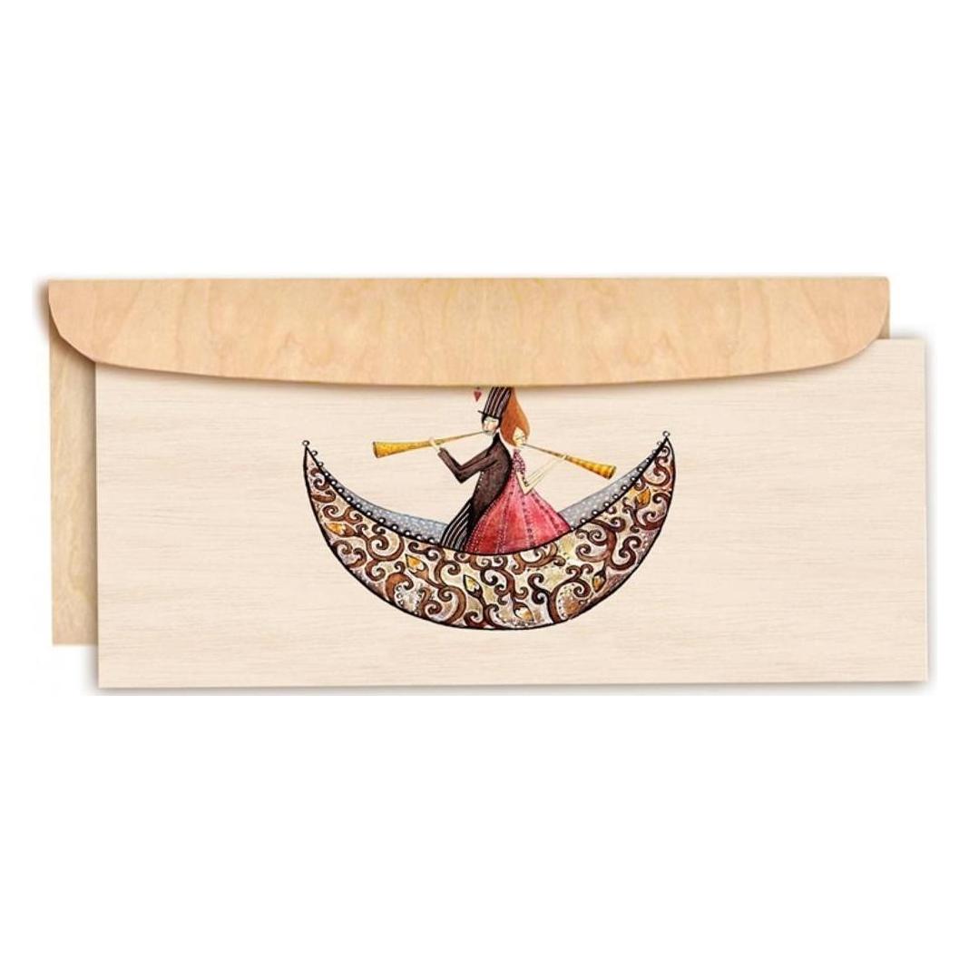 Cozywood Holzausgabe DL mit Holzumschlag Hochzeitsschiff (1 Stk.) (35923188)