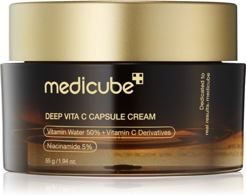 medicube Deep Vita C Capsule Cream aufhellende Creme für hyperpigmentierte Haut 55 g