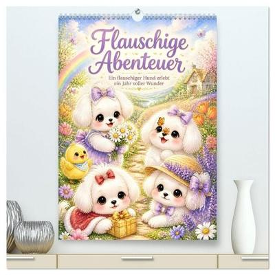 Flauschige Abenteuer (hochwertiger Premium Wandkalender 2027 DIN A2 hoch), Kunstdruck in Hochglanz