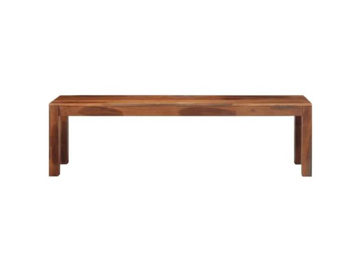 HBBMGYD Sitzbank 160 cm aus massivem Akazienholz Akazienholz massiv, 160 cm, Holzbeine, Eingangsbank, einzigartige Farben und Maserung, pflegeleicht