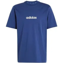 ADIDAS Herren Shirt Essentials Linear Single Jersey, Größe L in Blau Blau