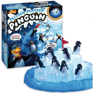 Ravensburger Geschicklichkeitsspiel Plitsch-Platsch Pinguin, für 1-5 Spieler, ab 4 Jahre