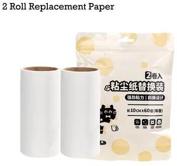 Inspired Finds Cute Cat Shape Hair Remover Roller Tearable Adhesive Paper Sticky Brush For Clothes And Home replacement Paper