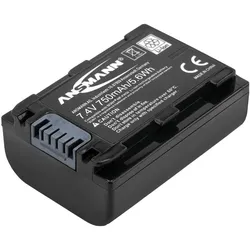 Ansmann Sony NP-FH50 Akku (Kamera Akku), Kamera Stromversorgung, Schwarz