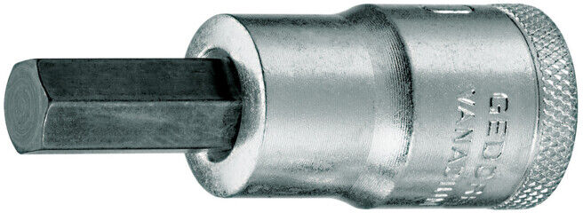 Embout de clé à douille IN 19 1/2 po. 6 pans femelle ouv. de clé 7 mm L. 60 mm G ; Gedore (6153310)