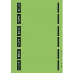 Leitz PC-beschriftbare Selbstklebende Rückenschilder 1686 Für Leitz 1050 Qualitäts-Ordner Grün 39 x 192 mm 150 Stück