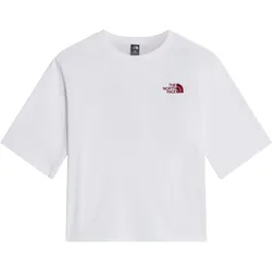 North Face, Damen, Sportshirt, Shirt Damen Hike Picnic Boxy Ss Tee Graphic - tnf white (M), Weiss