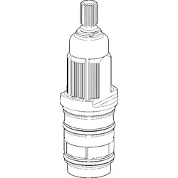 Hansa Thermostat Regelteil 2.7 59913823 ohne Mengenregulierung