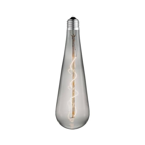 Lucande LED-filamentlamp E27 4W Grijs Glas